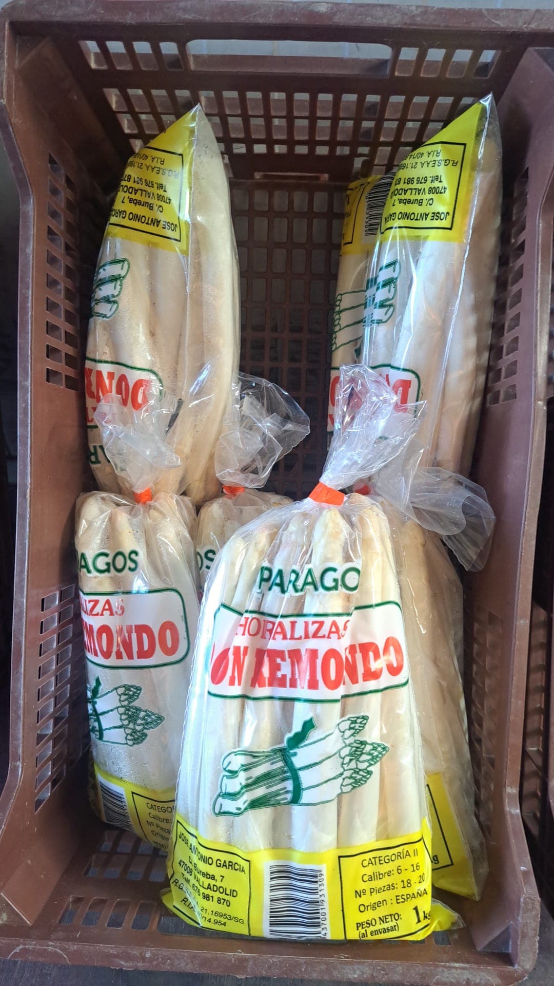 Espárrago blanco categoría Segunda